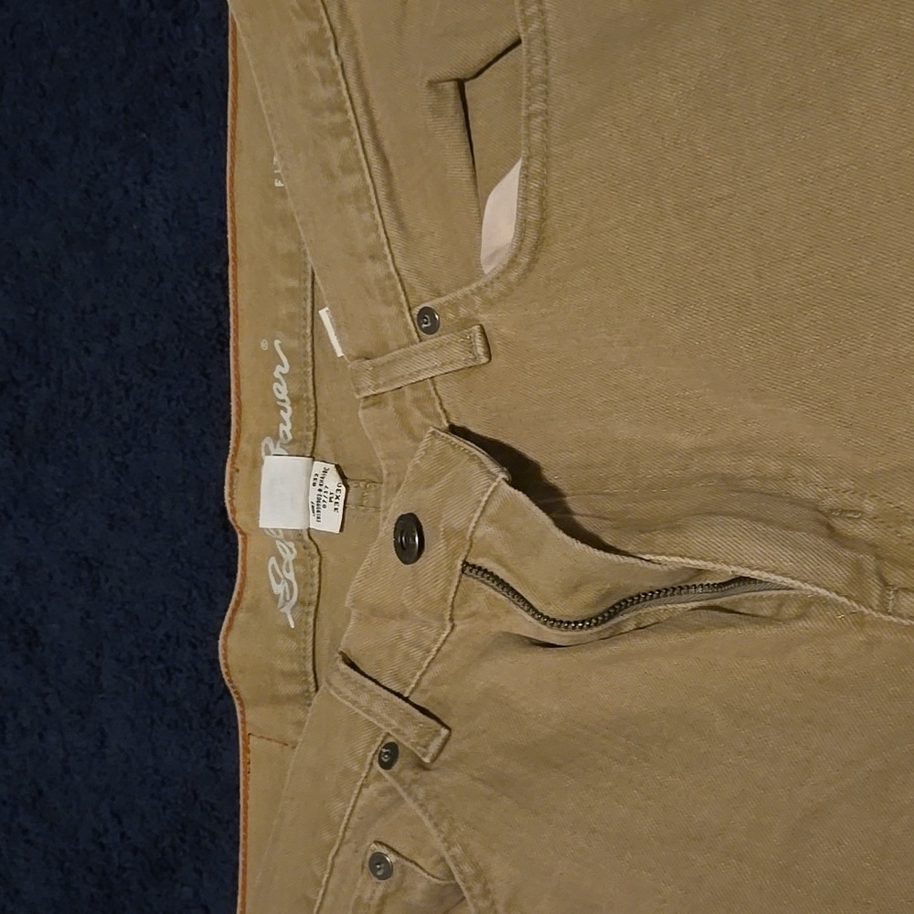 Eddie Bauer tan jeans